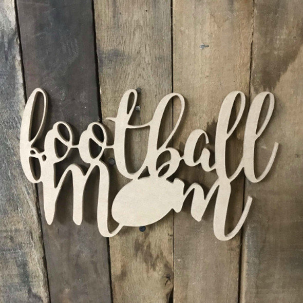 Football Mom Word Unfinished WS