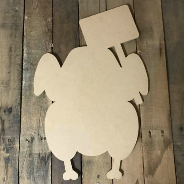 Turkey with Sign WS