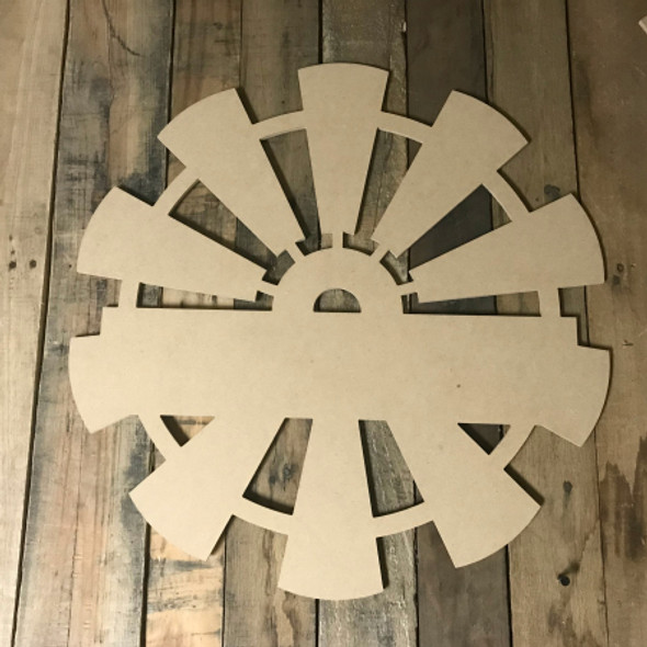 Windmill Blank Family Name, Unfinished MDF Cutout WS