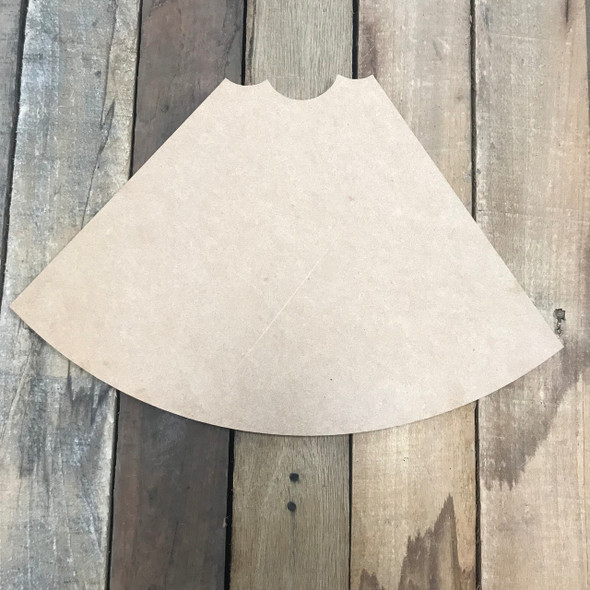 Slice of Bitten Watermelon, Unfinished Cutout, Craft Wood Shape