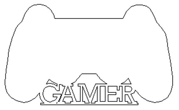 playstation controller unfinished wooden cutout craft buildacrosswholesale com