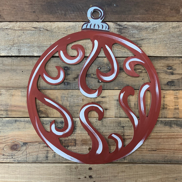 Ornament With Swirls Unfinished Cutout, Wooden Shape MDF, WS