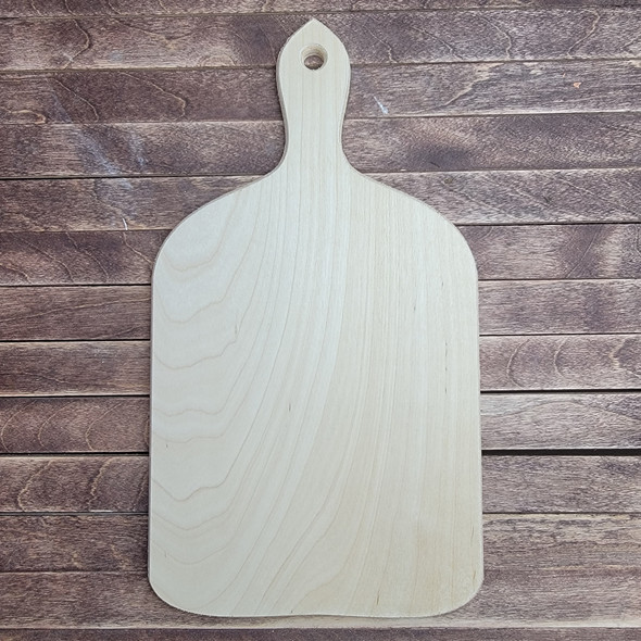 Pine Farmhouse Plaque Bread Board, Unfinished Wood Craft Shape WS