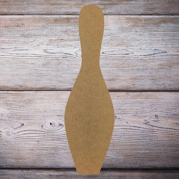 Bowling Pin, Unfinished Craft Shape, Unfinished Craft Shape WS