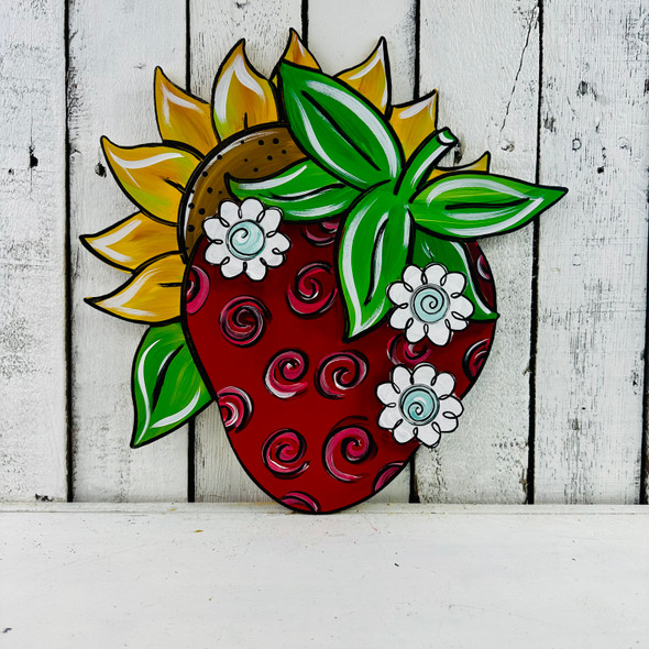 Finished Strawberry Sunflower