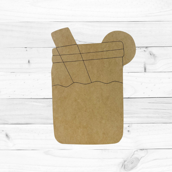 Unfinished Lemonade Mason Jar