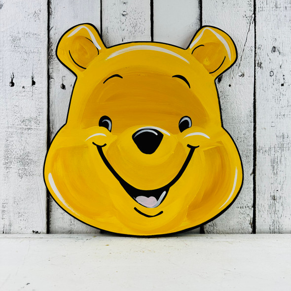 Painted Cartoon Bear Head