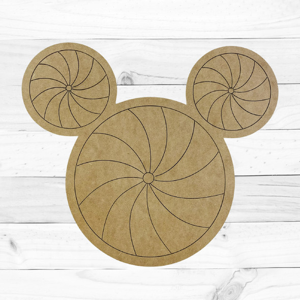 Unfinished Peppermint Swirl Boy Mouse