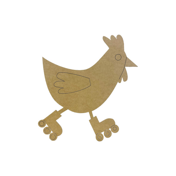 Unfinished Chicken on Skates