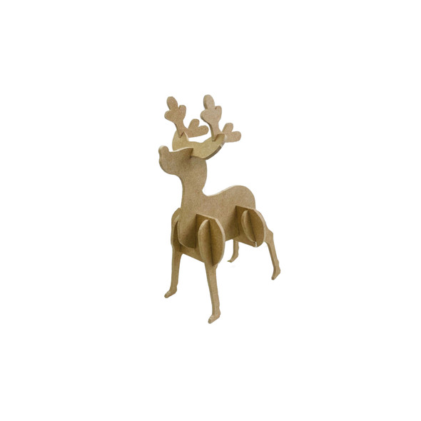 Unfinished Table Top Rudolph the Red Nose Reindeer 