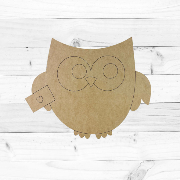 Unfinished Valentine Owl
