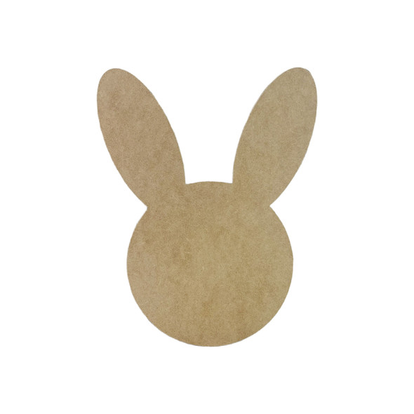 Easter Bunny Shape, Spring Cutouts, Kids Shape Unfinished Wood Cutout