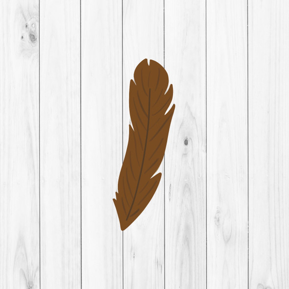 Feather, Kids Shape Unfinished Wood Cutout