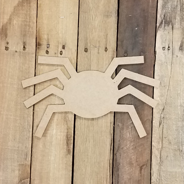 Spider Shape Unfinished Cutout,  Shape, Paintable Wooden MDF