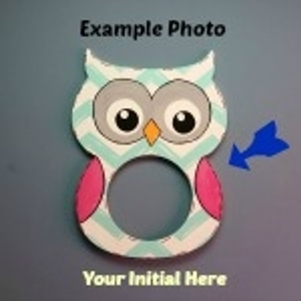 Owl Frame Insert Monogram WS