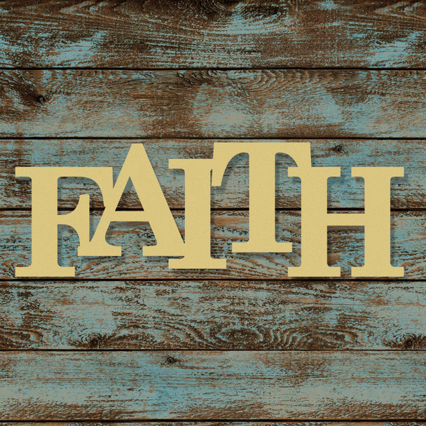 Faith Word BLK WS