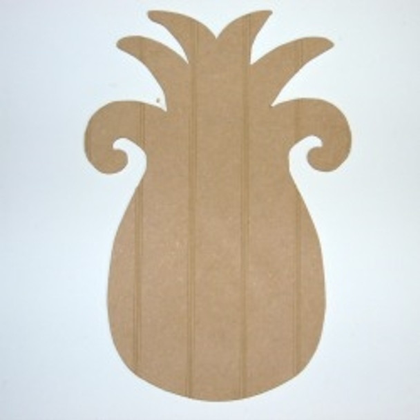 Wood Pineapple Cutout Beadboard Shape Paintable MDF DIY Craft WS