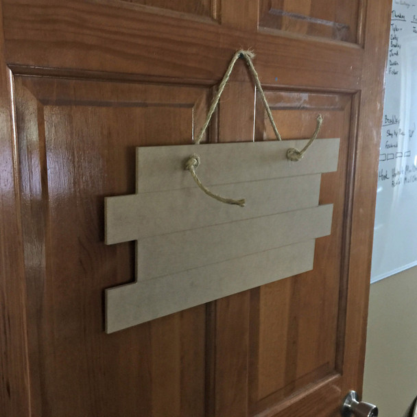 10'' x 17'' Four Panel Door Hanger 1/4''