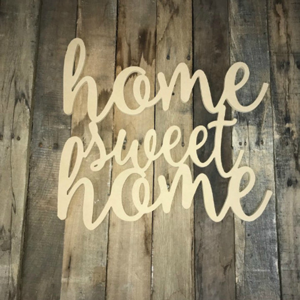 Home sweet home Unfinished Word WS