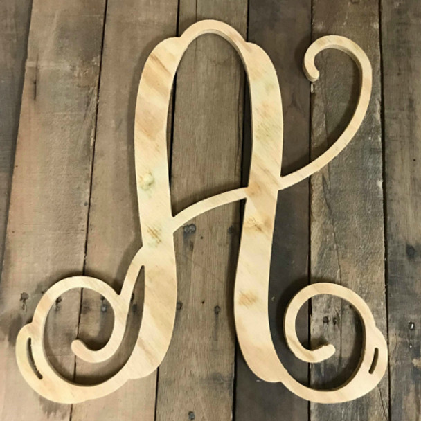 Pine Vine Uppercase Letters WS