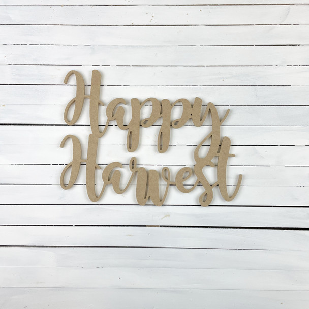 Happy Harvest Unfinished Word WS