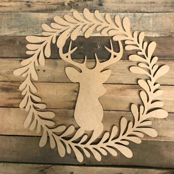 Wreath with Deer 2 WS