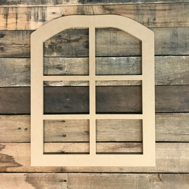 Wall Wood Cathedral Arch Window Decor, Wooden Cutout Craft