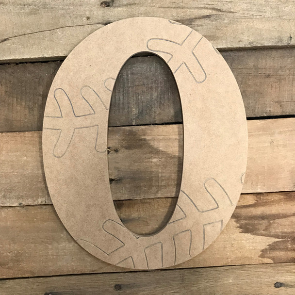 Wooden Beltorian Baseball or Softball Numbers, Paint by Line Craft