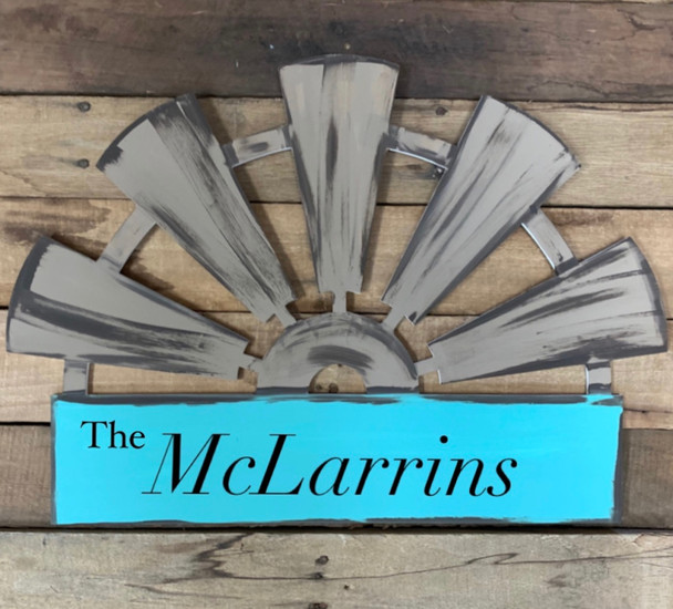 Windmill Blank Frame Wooden - Unfinished DIY Craft