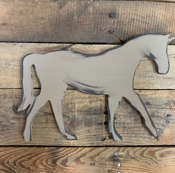 New Horse Wooden Shape, Paintable Wooden MDF