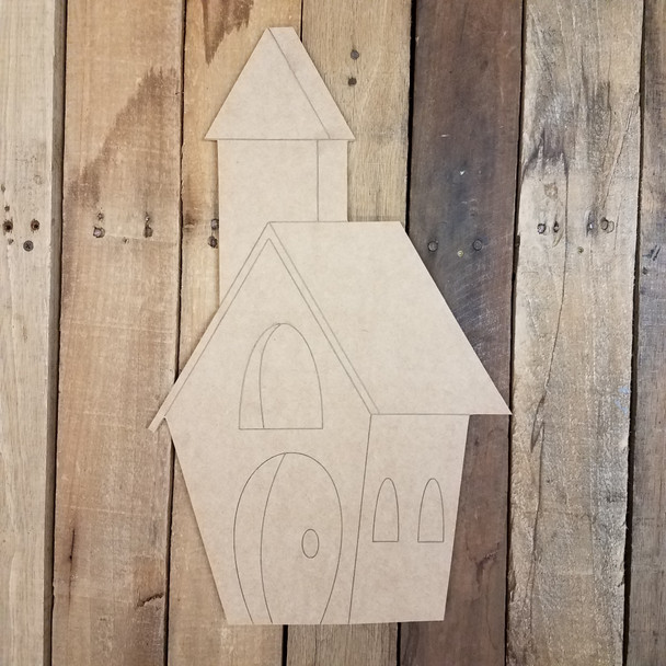 Church Building Craft Shape