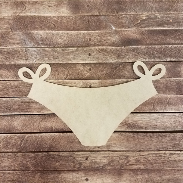 Summer Swim Suit Bottom, Wooden Craft Shape WS