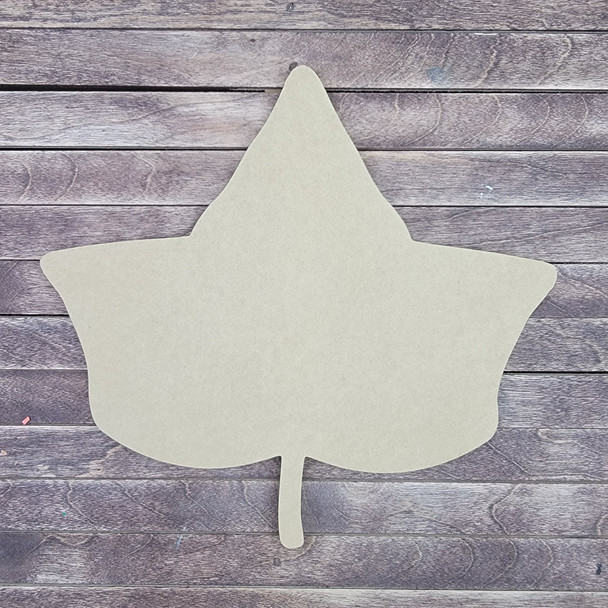 Ivy Leaf, Wooden Shape Unfinished Cutout, Paintable MDF Craft WS