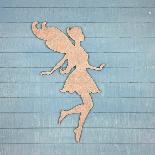 Dainty Fairy Paint by Line, Unfinished MDF Craft Shape