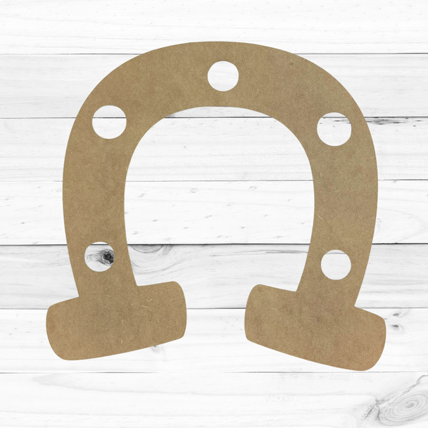 Horseshoe, St. Patrick's Day Shape, Unfinished Craft Shape