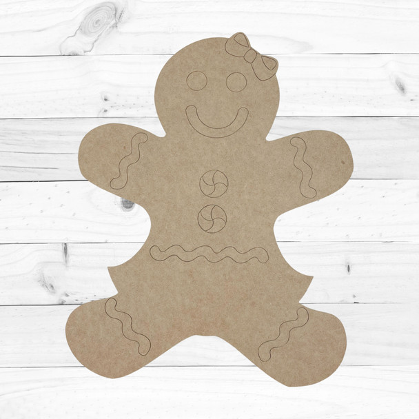 Unfinished Gingerbread Girl