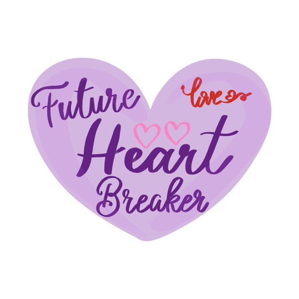 Future Heart Breaker, DIY Craft Art, Unfinished Craft