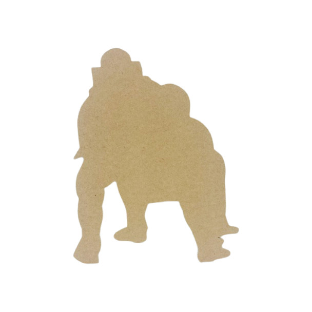 Unfinished catcher and umpire