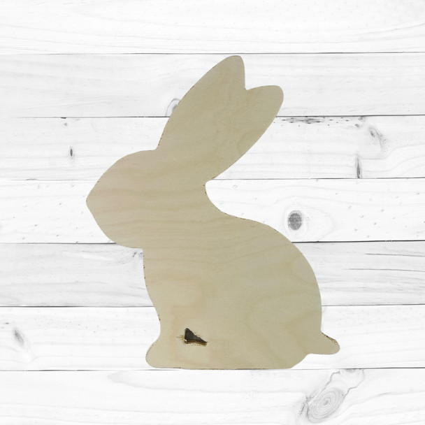 Unfinished Pine Woodland Bunny
