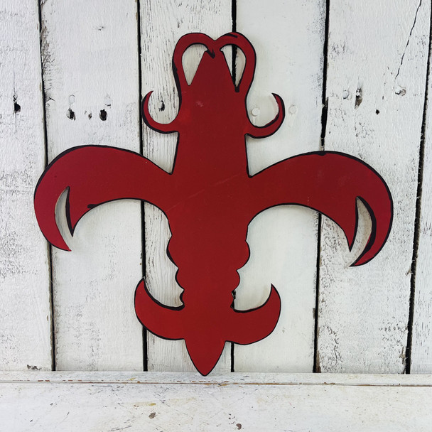 Crawfish Fleur De Lis, Kids Cutouts, Kids Shape Unfinished Wood Cutout