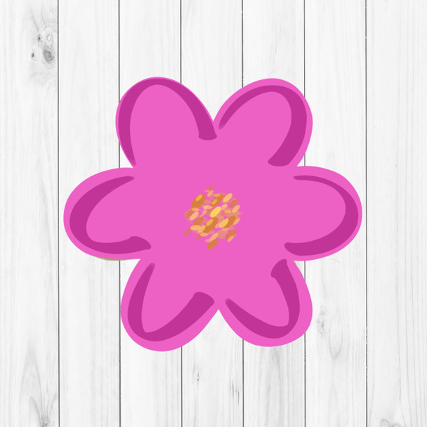 Daisy Shape, Spring Cutouts, Kids Shape Unfinished Wood Cutout