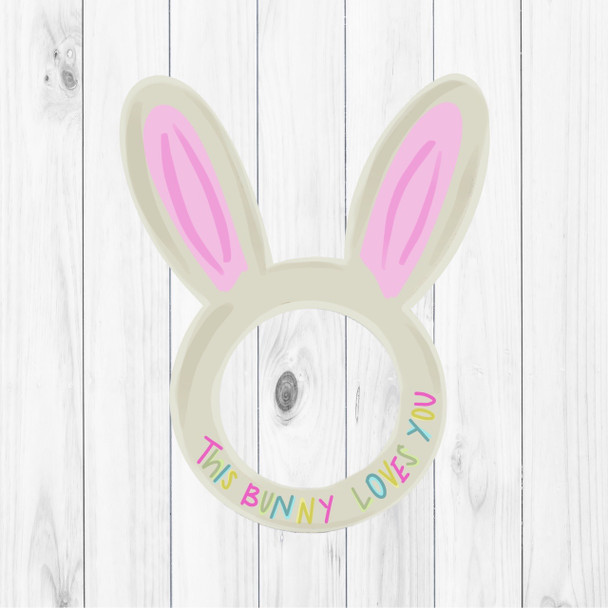 Bunny Outline, Easter Shape, Unfinished Wood Craft Shape