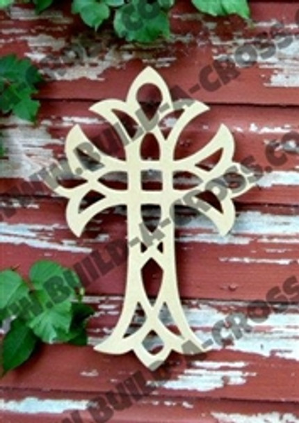 UNFINISHED WOODEN CROSS PAINTABLE WALL HANGING STACKABLE CROSS (55)WS