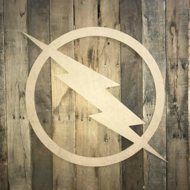 Lightning Bolt Unfinished Cutout, Wooden Shape, Paintable Wooden MDF DIY  Craft Wall Decor