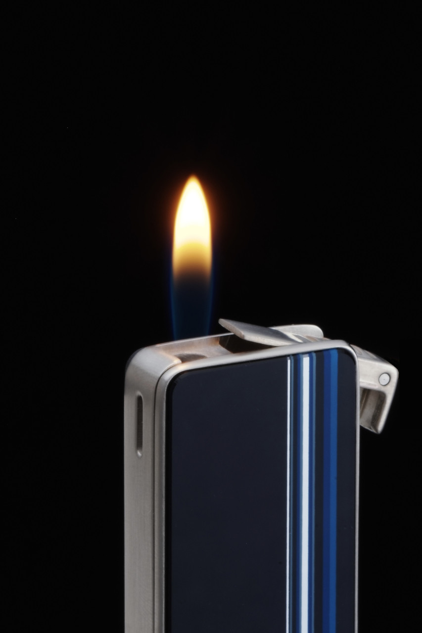 cigarette with blue stripe Sarome SK161 Silver & Blue Stripe