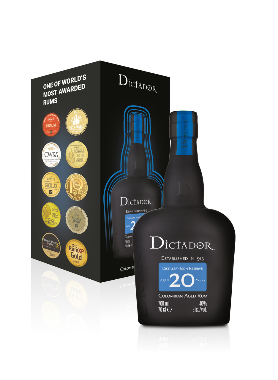 Dictador 20 Year Old Colombian Rum (700ml) - Cigar Hut