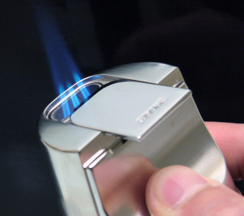 Sarome T3BM Triple Jet Lighter - Red Silver