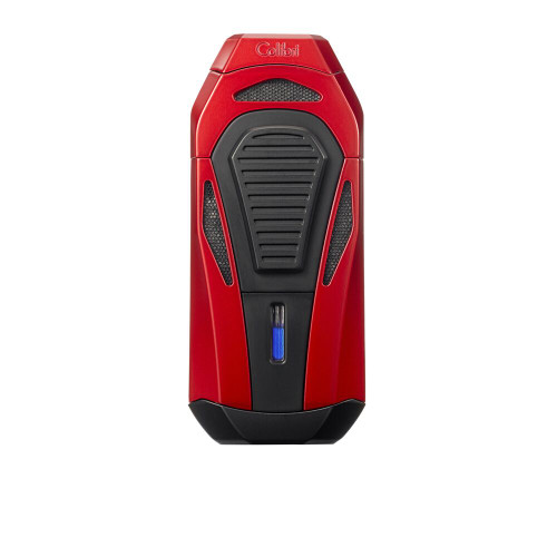 Colibri Boss Triple Jet Lighter + Cutter - Red & Black Colibri Boss Triple Jet Lighter + Cutter - Red & Black