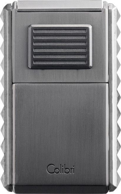 Colibri Quasar Astoria Triple Jet Lighter with Cutter - Gunmetal Colibri Quasar Astoria Triple Jet Lighter with Cutter - Gunmetal