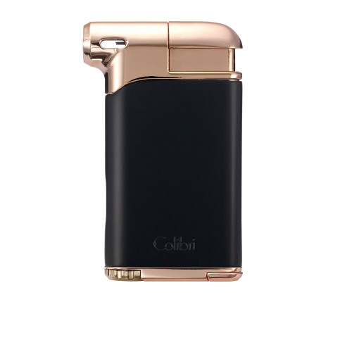 Colibri Pacific Air Pipe Lighter - Black & Rose Colibri Pacific Air Pipe Lighter - Black & Rose